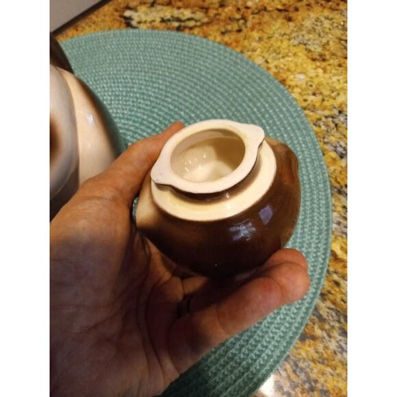 Vintage CMI 8.5" Porcelain Kitty Cat Teapot w/ Green Collar Made in Japan 1972 - Picture 14 of 15